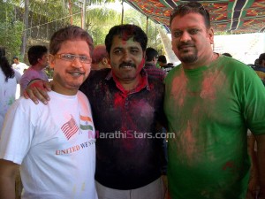 Kaushal Inamdar & Yatin Talaulikar celebrating Holi