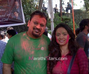 Shruti Marathe Holi Photos